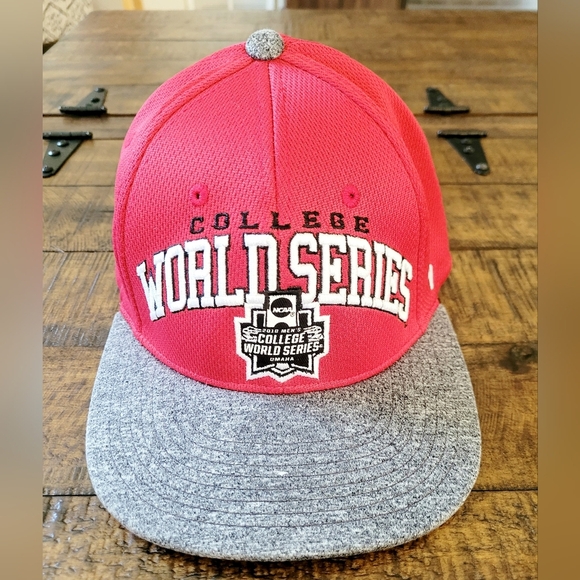 NEW COLLEGE WORLD SERIES Omaha Ball Cap Hat Embroidered With Teams Size M/L NCAA - Picture 1 of 13